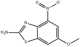 Benzothiazole, 2-amino-6-methoxy-4-nitro- (8CI) Struktur