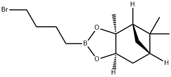 (1S,2S,3R,5S)-(+)-2,3-PINANEDIOL 4-BROMOBUTYLBORONATE ESTER Struktur