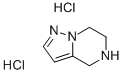 4,5,6,7-TETRAHYDRO-PYRAZOLO[1,5-A]PYRAZINE, DIHYDROCHLORIDE Struktur