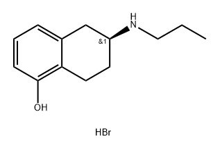 (S)-5,6,7,8-Tetrahydro-6-(propylamino)-1-naphthalenol hydrobromide Struktur