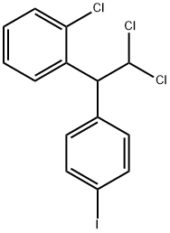 1-(2-chlorophenyl)-1-(4-iodophenyl)-2,2-dichloroethane Struktur