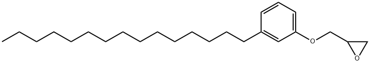 [(m-pentadecylphenoxy)methyl]oxirane Struktur