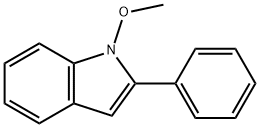 1-methoxy-2-phenyl-1H-indole Struktur