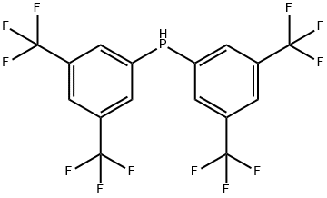 BIS(3,5-DI(TRIFLUOROMETHYL)PHENYL)PHOSPHINE Struktur