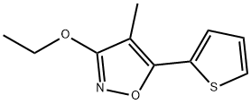 Isoxazole, 3-ethoxy-4-methyl-5-(2-thienyl)- (9CI) Struktur