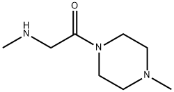 Piperazine, 1-methyl-4-[(methylamino)acetyl]- (9CI) Struktur