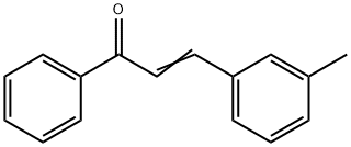 3-(3-methylphenyl)-1-phenyl-prop-2-en-1-one Struktur