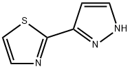 2-(1H-pyrazol-5-yl)thiazole Struktur