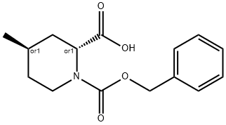 4-METHYL-PIPERIDINE-1,2-DICARBOXYLIC ACID 1-BENZYL ESTER Struktur