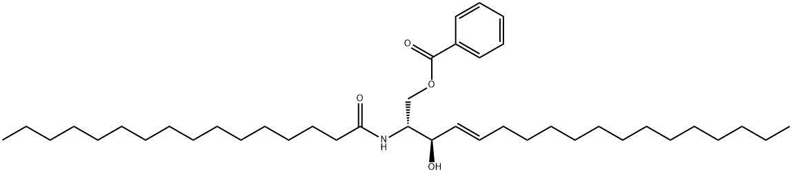 N-PALMITOYL-D-SPHINGOSINE 1-BENZOATE Struktur