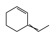 (E and Z)-3-Ethylidenecyclohexene Struktur