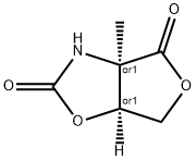 Furo[3,4-d]oxazole-2,4-dione, tetrahydro-3a-methyl-, cis- (9CI) Struktur