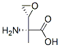 Oxiraneacetic acid, alpha-amino-alpha-methyl-, (R*,R*)- (9CI) Struktur