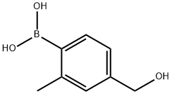 4-HydroxyMethyl-2-Methylphenylboronic acid Struktur