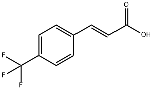 4-(Trifluoromethyl)cinnamic acid Struktur