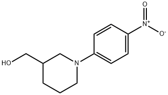 (1-(4-Nitrophenyl)piperidin-3-yl)Methanol Struktur