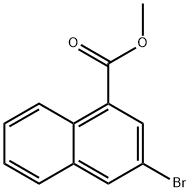 3-BROMO-NAPHTHALENE-1-CARBOXYLIC ACID METHYL ESTER Struktur