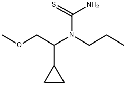 Thiourea,  N-(1-cyclopropyl-2-methoxyethyl)-N-propyl- Struktur