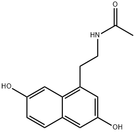 7-DesMethyl-3-hydroxyagoMelatine Struktur