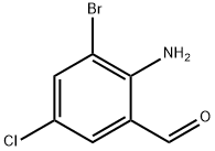 Benzaldehyde, 2-amino-3-bromo-5-chloro- Struktur