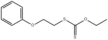 Dithiocarbonic acid O-ethyl S-(2-phenoxyethyl) ester Struktur