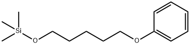 5-[(Trimethylsilyl)oxy]pentyl(phenyl) ether Struktur