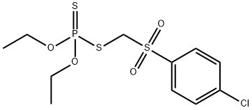 CARBOPHENOTHION SULFONE) Struktur