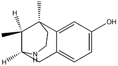 (+)-NORMETAZOCINE N-DEMETHYLATED ANALOG Struktur