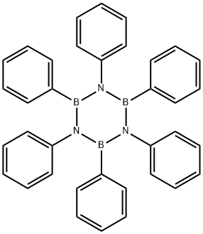 Hexaphenylborazine Struktur