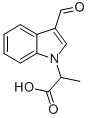 2-(3-FORMYL-1H-INDOL-1-YL)PROPANOIC ACID Struktur