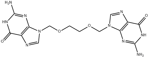 O-[(鳥(niǎo)嘌呤-9-基)甲基]阿昔洛韋(阿昔洛韋雜質(zhì)J), 166762-90-9, 結(jié)構(gòu)式