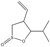 1,2-Oxathiolane,4-ethenyl-5-(1-methylethyl)-,2-oxide(9CI) Struktur