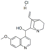 (8alpha,9R)-10,11-dihydro-6'-methoxycinchonan-9-ol monohydrochloride Struktur