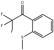 Ethanone, 2,2,2-trifluoro-1-[2-(methylthio)phenyl]- (9CI) Struktur