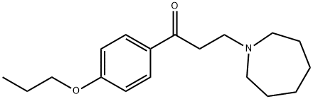 3-(Hexahydro-1H-azepin-1-yl)-1-(4-propoxyphenyl)propan-1-one Struktur