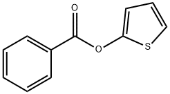 Benzoic acid 2-thienyl ester Struktur