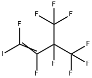 1-IODONONAFLUORO(3-METHYLBUT-1-ENE) Struktur