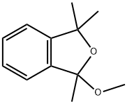 1-Methoxy-1,3,3-trimethyl-1,3-dihydroisobenzofuran Struktur