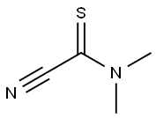 Dimethylthiocarbamoyl cyanide Struktur