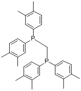 BIS[BIS(3,5-DIMETHYLPHENYL)PHOSPHINO]METHANE Struktur