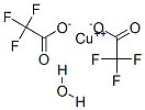 COPPER(II) TRIFLUOROACETATE HYDRATE Struktur