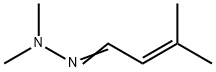 3-Methyl-2-butenal dimethyl hydrazone Struktur