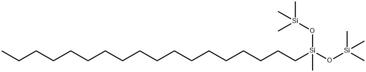 octadecylheptamethyltrisiloxane,95% Struktur