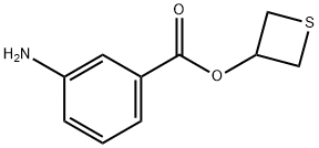 3-Thietanol,3-aminobenzoate(9CI) Struktur