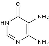 4,5-Diamino-6-hydroxypyrimidine Structure