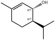 trans-6-(isopropyl)-3-methylcyclohex-2-en-1-ol Struktur