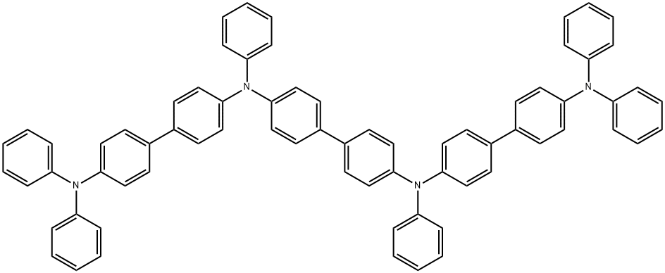 N,N'-BIS(PHENYL)-N,N'-BIS(4'-(N,N-BIS(PHENYLAMINO)BIPHENYL-4-YL)BENZIDINE Struktur