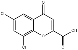 6,8-DICHLOROCHROMONE-2-CARBOXYLIC ACID Struktur