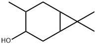 4,7,7-trimethylbicyclo[4.1.0]heptan-3-ol Struktur