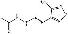 Acetic acid, 2-[(4-amino-1,2,5-oxadiazol-3-yl)iminomethyl]hydrazide (9CI) Struktur